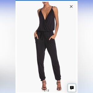 Go Couture black jumpsuit size small